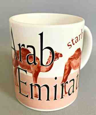 2002 Starbucks Mug Cup United Arab Emirates Made In England City Mug Series - Sold on eBay Feb, 6th 2019 for $9.00