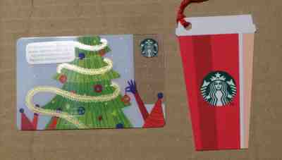 LOT 2 Starbucks "CHRISTMAS 2018"   Cards  New from Argentina  - Sold on eBay Dec, 26th 2018 for $16.00