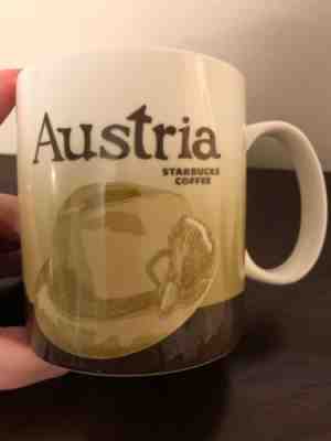 STARBUCKS COFFEE MUG Austria COLLECTOR SERIES GLOBAL ICON 2009 16 Oz - Sold on eBay Jan, 20th 2019 for $25.99
