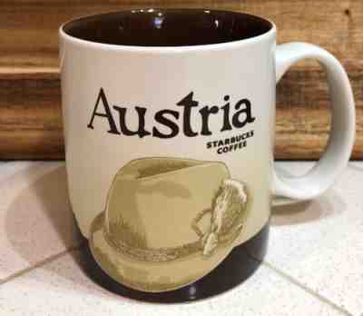 Starbucks Austria Osterreich Global Icon City Collector Coffee Mug Cup 16oz 2016 - Sold on eBay Jan, 20th 2019 for $39.95
