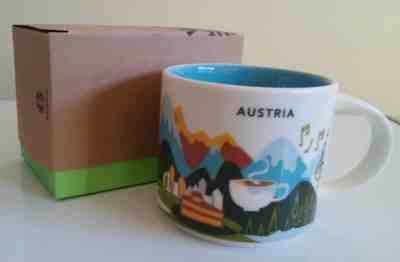 New Starbucks Mug AUSTRIA 14oz - In Original Box - Sold on eBay Jan, 19th 2019 for $28.00