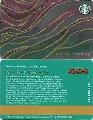 AUSTRIA  Starbucks  Card * SPECIAL EDITION  2018 * New  - Sold on eBay Jan, 14th 2019 for $9.99