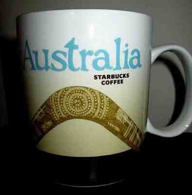 RARE STARBUCKS COFFEE MUG "AUSTRALIA" PRISTINE, NEVER USED - Sold on eBay Feb, 13th 2019 for $35.00