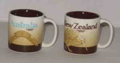 Starbucks Australia New Zealand Mugs Demitasse Collectable Series Lot of 2 - Sold on eBay Feb, 11th 2019 for $49.99