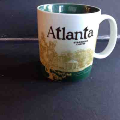 16 oz Starbucks Mug Coffee Cup Atlanta City Collector Series Mugs - Sold on eBay Jan, 11th 2019 for $12.50