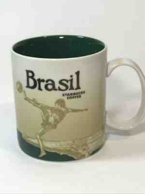 Starbucks 2012 Brasil Soccer Collector Series 16 OZ Coffee Mug Brazil Collectors - Sold on eBay Feb, 10th 2019 for $20.00