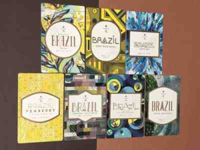 Starbucks Reserve Coffee Brazil Taster Card Lot Of 7 Collectible  - Sold on eBay Feb, 7th 2019 for $17.50
