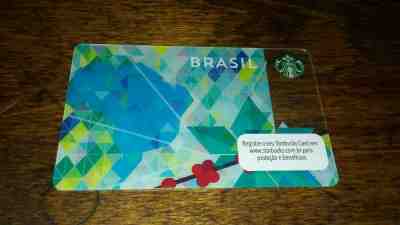 Starbucks Brazil - 2013 Flagship BRASIL Gift Card Limited Release-US Seller - Sold on eBay Feb, 5th 2019 for $4.00