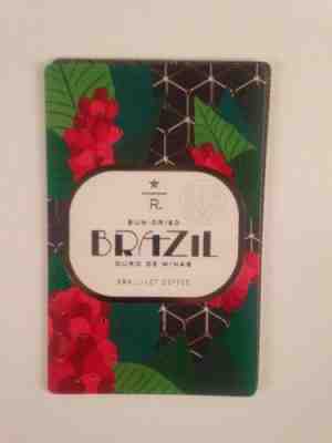 Starbucks Reserve Coffee Brazil Ouro De Minas Blend Vintage 2018 Taster Card - Sold on eBay Feb, 4th 2019 for $14.95