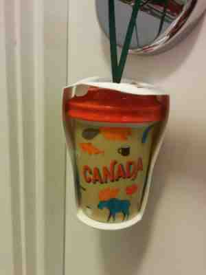 Starbucks 2017 Holiday Ceramic ORNAMENT CANADA - Sold on eBay Feb, 11th 2019 for $20.00