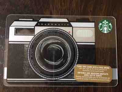 Canada Series Starbucks "OLD SCHOOL CAMERA 2015" Gift Card - New No Value - Sold on eBay Feb, 10th 2019 for $4.25