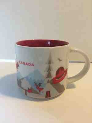 STARBUCKS 2015 CANADA  YOU ARE HERE COLLECTION MUG 14 OZ EXCELLENT - Sold on eBay Feb, 9th 2019 for $23.98