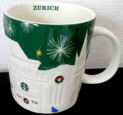Starbucks Mug  ZÜRICH  SWISS Switzerland Relief 18oz 532 ml RAR !! - Sold on eBay Feb, 11th 2019 for $20.55