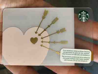 SWITZERLAND Swiss Valentine’s Day Starbucks Card - 2019.. new, never swiped - Sold on eBay Feb, 9th 2019 for $3.50