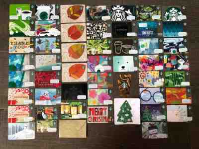 50 SWITZERLAND Swiss Starbucks Cards/Sleeve  2012 - 2018.. all new, never swiped - Sold on eBay Feb, 7th 2019 for $45.00