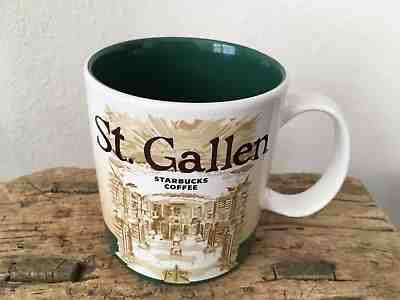2015 Starbucks St.Gallen Switzerland 16 Oz  Ceramic Coffee Mug - Sold on eBay Feb, 3rd 2019 for $14.95