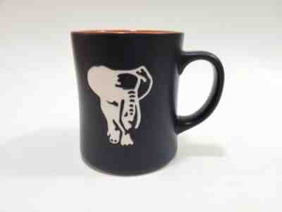 2011 STARBUCKS Safari LARGE MUG WHITE ELEPHANT BLACK MATTE FINISH on BONE CHINA - Sold on eBay Feb, 7th 2019 for $27.99