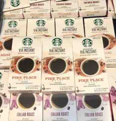 starbucks via ready instant 208 single packets Colombian Coffees + Star rewards