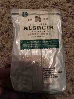 Starbucks Partner Exclusive Hacienda Alsacia Costa Rica Whole Bean - Sold on eBay Jan, 6th 2019 for $11.00