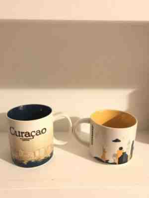 Starbucks You Are Here NY/Curacao Mugs - Sold on eBay Jan, 16th 2019 for $16.00