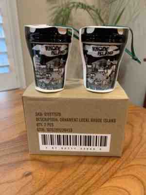 2017 Starbucks RHODE ISLAND Holiday Christmas Tree Ornament New SET OF TWO! - Sold on eBay Feb, 2nd 2019 for $24.99