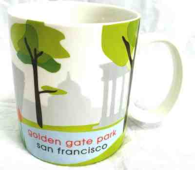 Starbucks Coffee Mug Cup Golden Gate Park San Francisco 18 oz Collectible - Sold on eBay Jan, 22nd 2019 for $13.99
