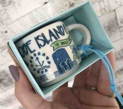 Starbucks "Been There Series" RHODE ISLAND Mug Xmas Tree Ornament 2018 Brand NEW - Sold on eBay Jan, 16th 2019 for $18.00