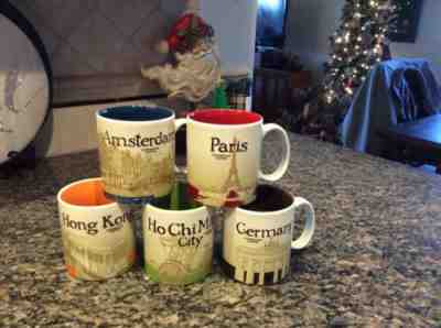 Starbucks Paris, Amsterdam, Kuwait, Germany, Ho Chi Minh City & Hong Kong - Sold on eBay Jan, 20th 2019 for $51.11