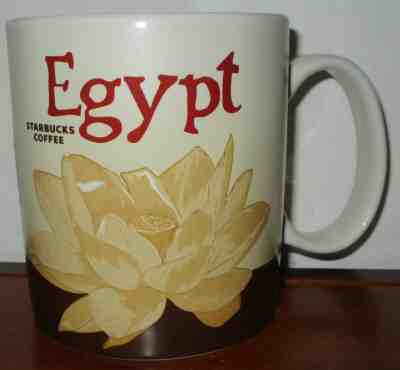 STARBUCKS 2009 COLLECTORS SERIES  EGYPT COFFEE MUG CUP 16 FL OZ  - Sold on eBay Jan, 25th 2019 for $14.50