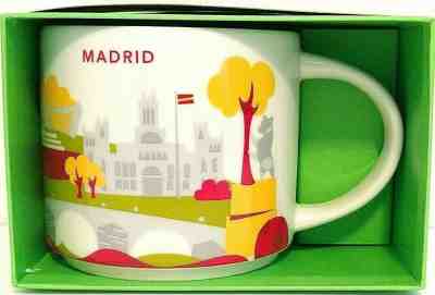 Starbucks Coffee 'You Are Here' MADRID YAH City Mug, Spain! :) Espana* Barca* - Sold on eBay Feb, 12th 2019 for $35.89