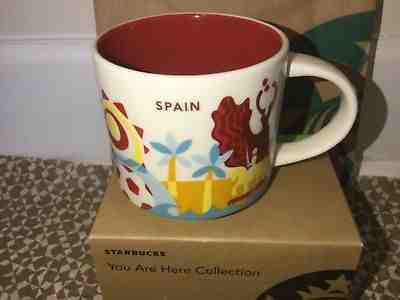 Starbucks City Mug, SPAIN, «You Are Here» Collection, NEW, SKU Code,14oz. - Sold on eBay Feb, 12th 2019 for $54.00