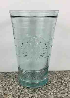 Starbucks Coffee Recycled Glass Cold to Go Cup Tumbler 16 oz Made in Spain - Sold on eBay Feb, 7th 2019 for $21.95