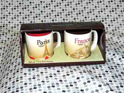 Starbucks Global Icon Collection Paris France Mugs - Set of Two Demitasse NIB - Sold on eBay Feb, 3rd 2019 for $21.95