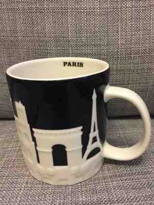 NEW STARBUCKS COFFEE CITY MUG COLLECTION RELIEF SKYLINE - PARIS FRANCE  - Sold on eBay Feb, 3rd 2019 for $39.99
