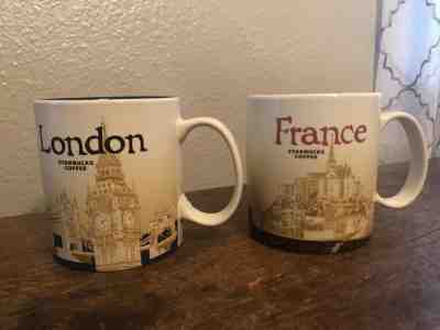 Starbucks Coffee Mug Global Icon City London France Collector Series Mugs - Sold on eBay Jan, 31st 2019 for $46.00