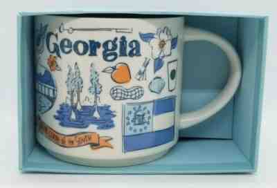 MISSING BOX COVER New Starbucks Georgia State Been There Series 14oz Coffee Mug - Sold on eBay Feb, 5th 2019 for $18.00