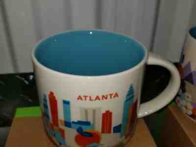 Starbucks YAH You Are Here Mug NIB — Atlanta Georgia - Sold on eBay Jan, 29th 2019 for $13.00