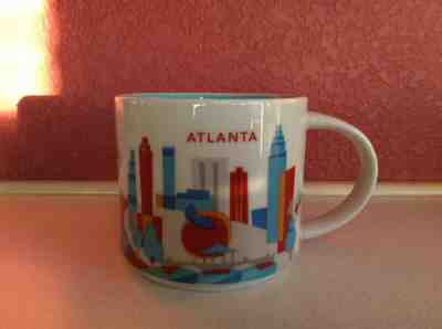  Starbucks 2014 You Are Here ATLANTA Coffee Mug Georgia GA - Sold on eBay Jan, 22nd 2019 for $5.99