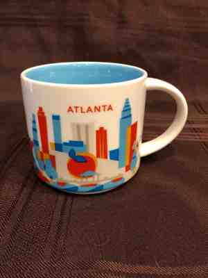 Starbucks You Are Here Collection Atlanta Georgia 2015 Coffee Mug 14 OZ  - Sold on eBay Jan, 19th 2019 for $10.00