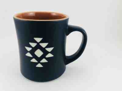 Starbucks Guatemala Antigua Mug 2012  Matte Dark Blue Orange Inside - Sold on eBay Feb, 5th 2019 for $20.00