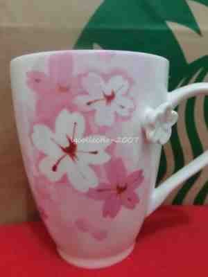 New Starbucks 2015 Hong Kong Pink CHERRY SAKURA Petals Flower Tie Mug 12oz Tall - Sold on eBay Dec, 20th 2018 for $34.99