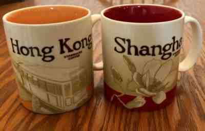 •Starbucks Coffee Mugs Hong Kong Shanghai Collector Cup 16 oz NEW• - Sold on eBay Dec, 19th 2018 for $25.00