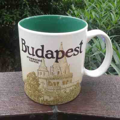Original Starbucks Coffee Mug 16 oz.BUDAPEST Series 2016 Hungary Original Box - Sold on eBay Jan, 20th 2019 for $35.00