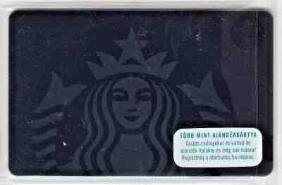 Starbucks gift card Hungary  - Sold on eBay Dec, 26th 2018 for $3.99
