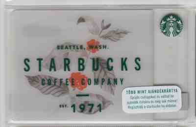Starbucks gift card Hungary  - Sold on eBay Dec, 26th 2018 for $3.99