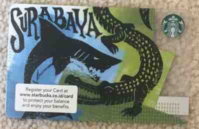 Starbucks 2015 Indonesia Surabaya Card HARD TO FIND - Sold on eBay Feb, 2nd 2019 for $9.00