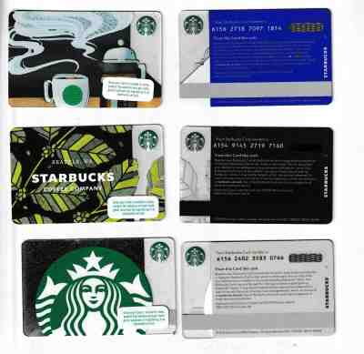3 Ireland NEW Starbucks Cards  - Sold on eBay Feb, 2nd 2019 for $9.00