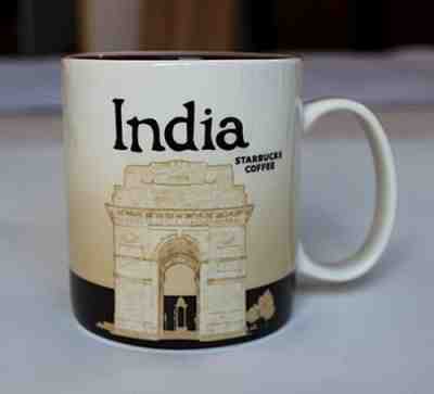 Starbucks Mug India City Cup Collector Series Mug 16 oz - Sold on eBay Feb, 6th 2019 for $12.99