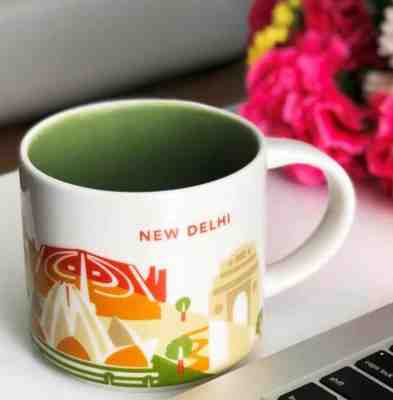 Brand New Delhi INDIA Starbucks Mug You Are Here City YAH 16 oz w/SKU Coffee NIP - Sold on eBay Jan, 29th 2019 for $20.50