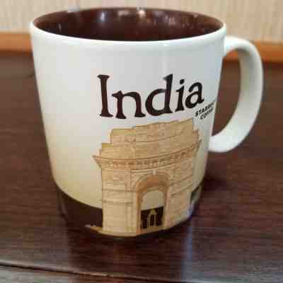 Starbucks Global Icon India Collector Series Coffee Tea Mug 16 oz - Sold on eBay Jan, 26th 2019 for $21.99